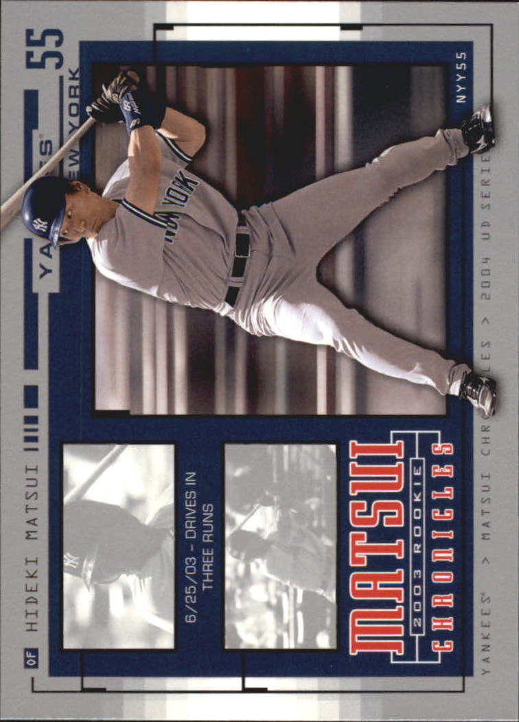 2004 Upper Deck #HM15 Hideki Matsui Matsui Chronicles