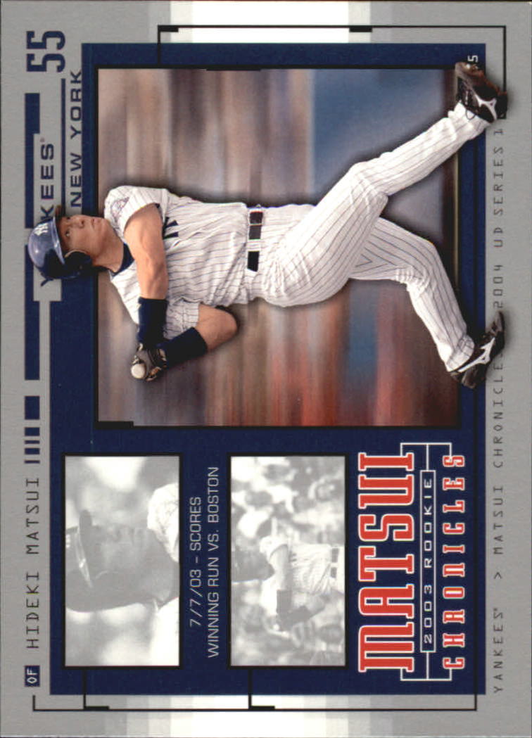 2004 Upper Deck Matsui Chronicles #HM53 Hideki Matsui 7/29/03