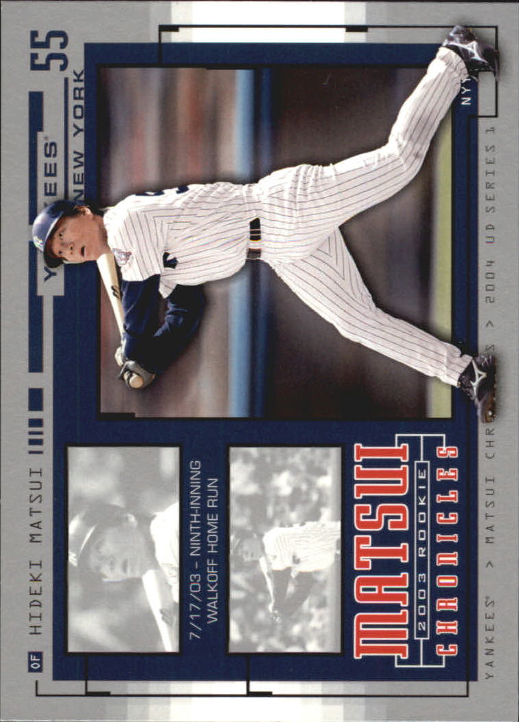 2004 Upper Deck Matsui Chronicles #HM47 Hideki Matsui 7/17/03 - NM