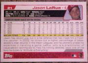 2004 Topps #21 Jason LaRue back image