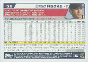 2004 Topps #32 Brad Radke back image