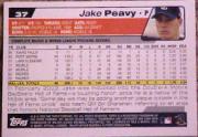 2004 Topps #37 Jake Peavy back image