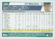 2004 Topps #39 Gil Meche back image