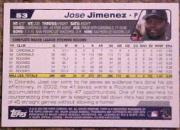 2004 Topps #53 Jose Jimenez back image