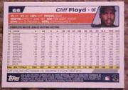 2004 Topps #66 Cliff Floyd back image