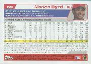 2004 Topps #69 Marlon Byrd back image