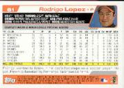 2004 Topps #81 Rodrigo Lopez back image