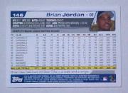 2004 Topps #146 Brian Jordan back image
