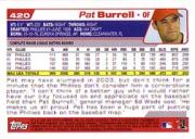 2004 Topps Baseball Card Pick (Base) 273-541 - Picture 264 of 486