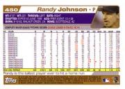 2004 Topps #450 Randy Johnson back image