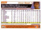 2004 Topps Baseball Card Pick (Base) 273-541 - Picture 375 of 486