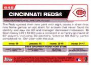 2004 Topps #645 Cincinnati Reds TC back image