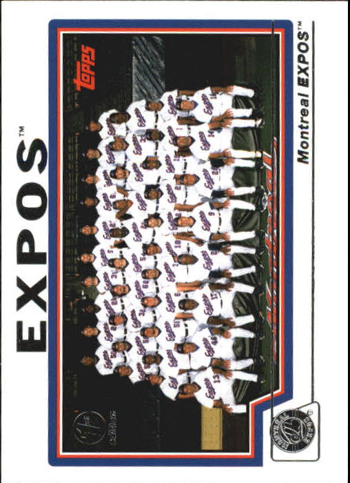 2004 Topps 1st Edition #655 Montreal Expos TC