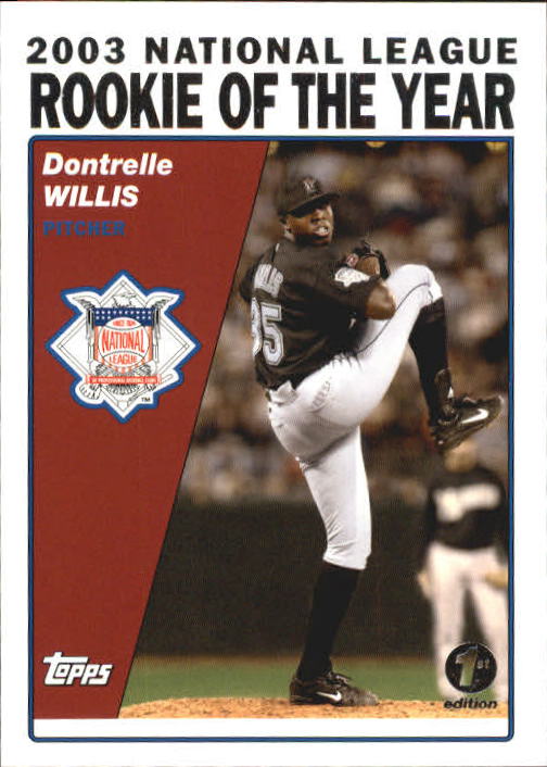 2004 Topps 1st Edition #718 Dontrelle Willis ROY