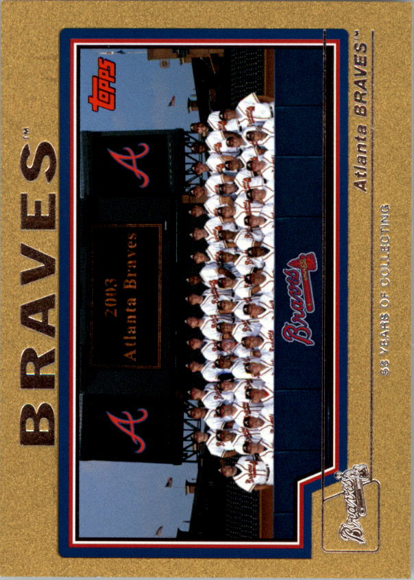 2004 Topps Gold #640 Atlanta Braves TC