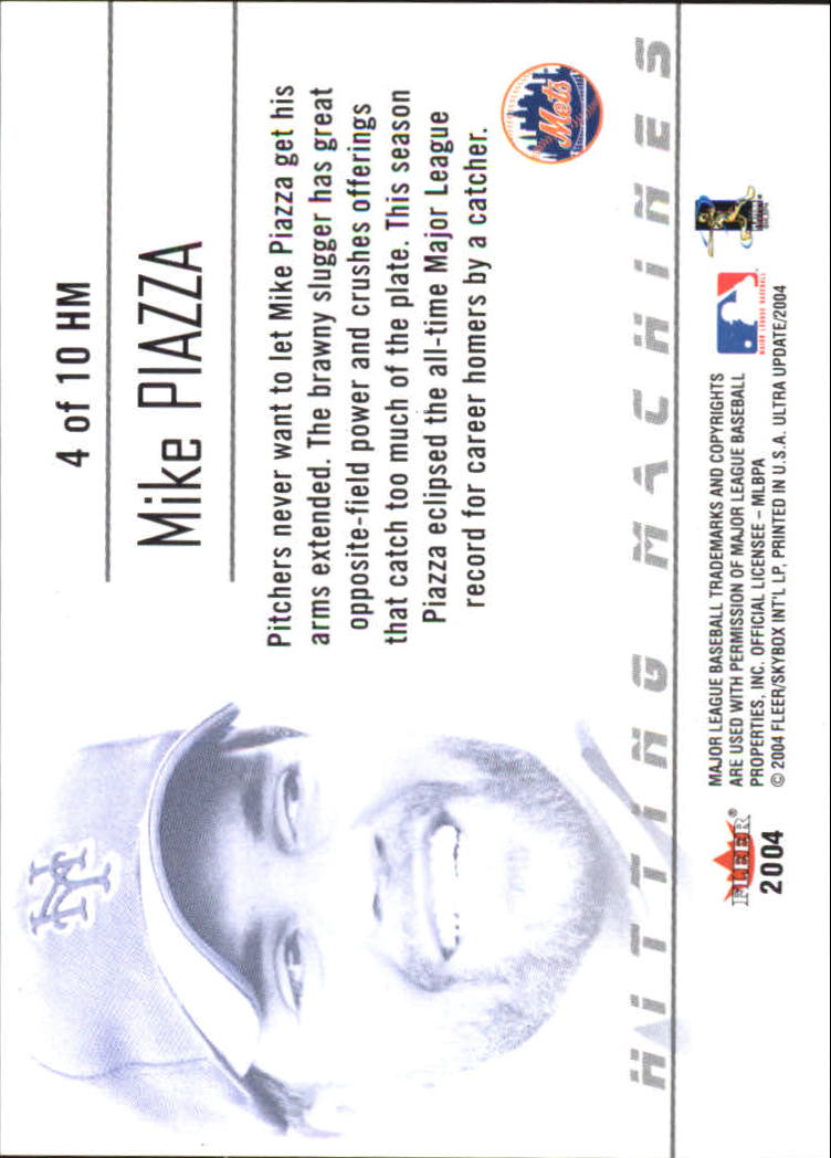 2004 Ultra (Fleer) Baseball "Insert and Game Used" Karten - Bild 3 von 8
