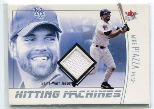 2004 Ultra Hitting Machines Jersey Silver #MP Mike Piazza