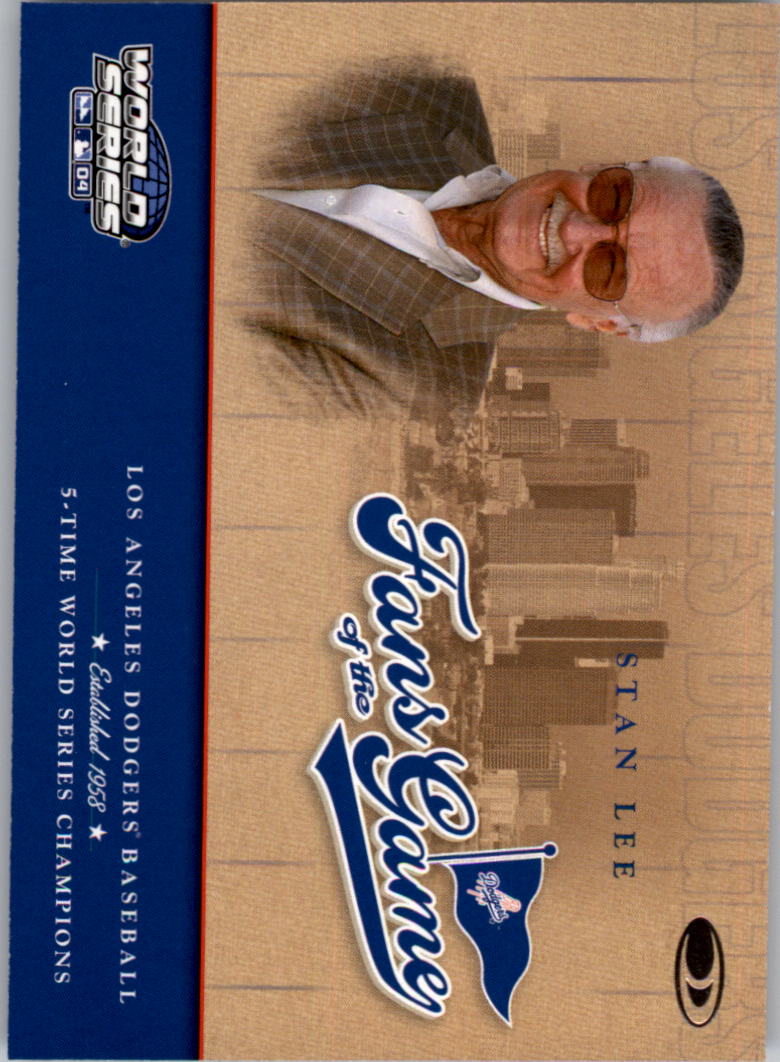 2004 Donruss World Series Fans of the Game #2 Stan Lee