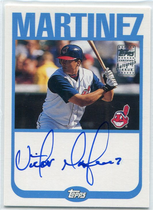 2004 Topps Autographs #VM Victor Martinez D1