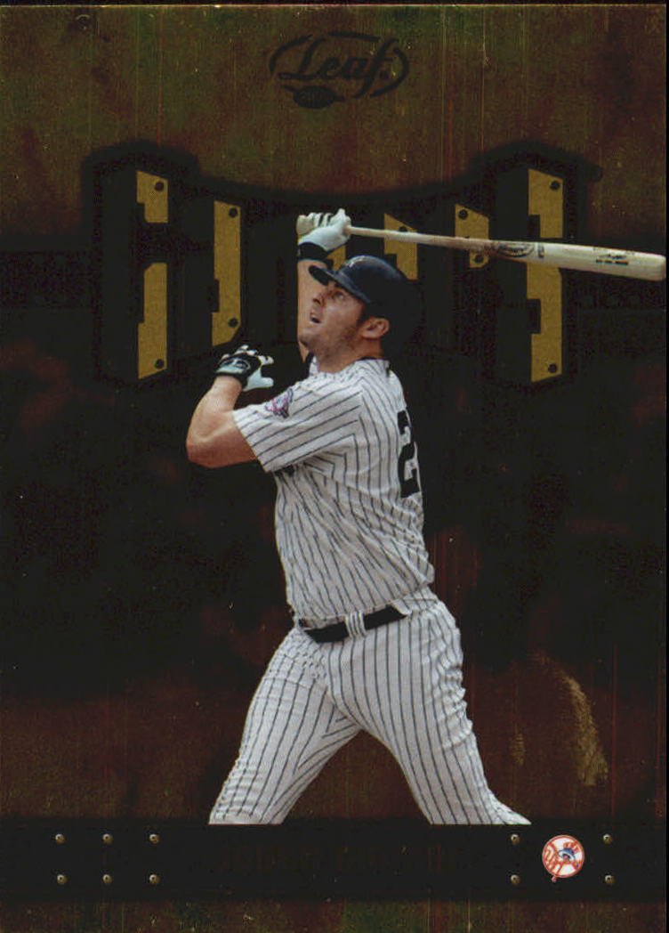 2004 Leaf Baseball "Gamers" Insert Cards - Picture 8 of 15