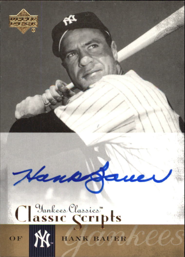 2004 UD Yankees Classics Scripts #28 Hank Bauer