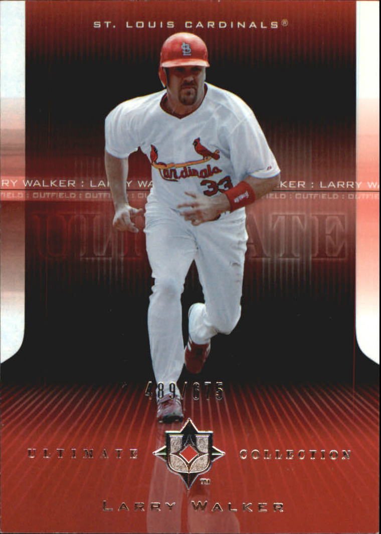2004 Ultimate Collection #90 Larry Walker Cards