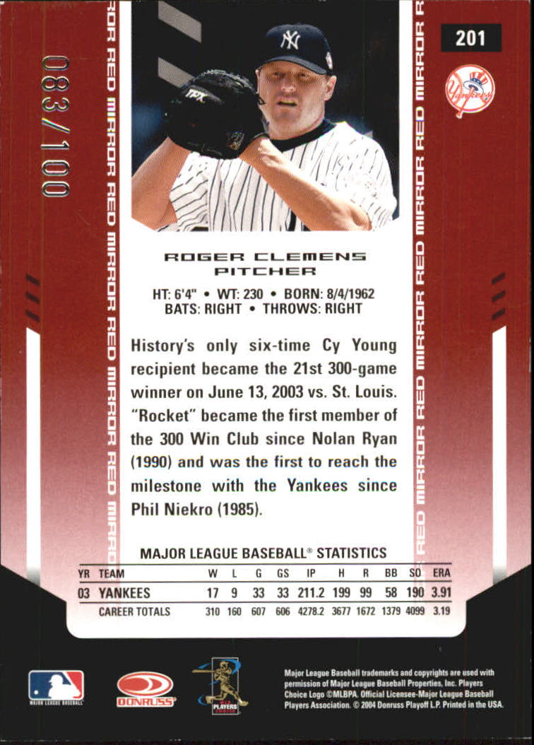 Sports Card Back