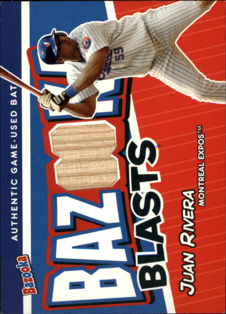 2004 Bazooka Blasts Bat Relics #JR Juan Rivera B
