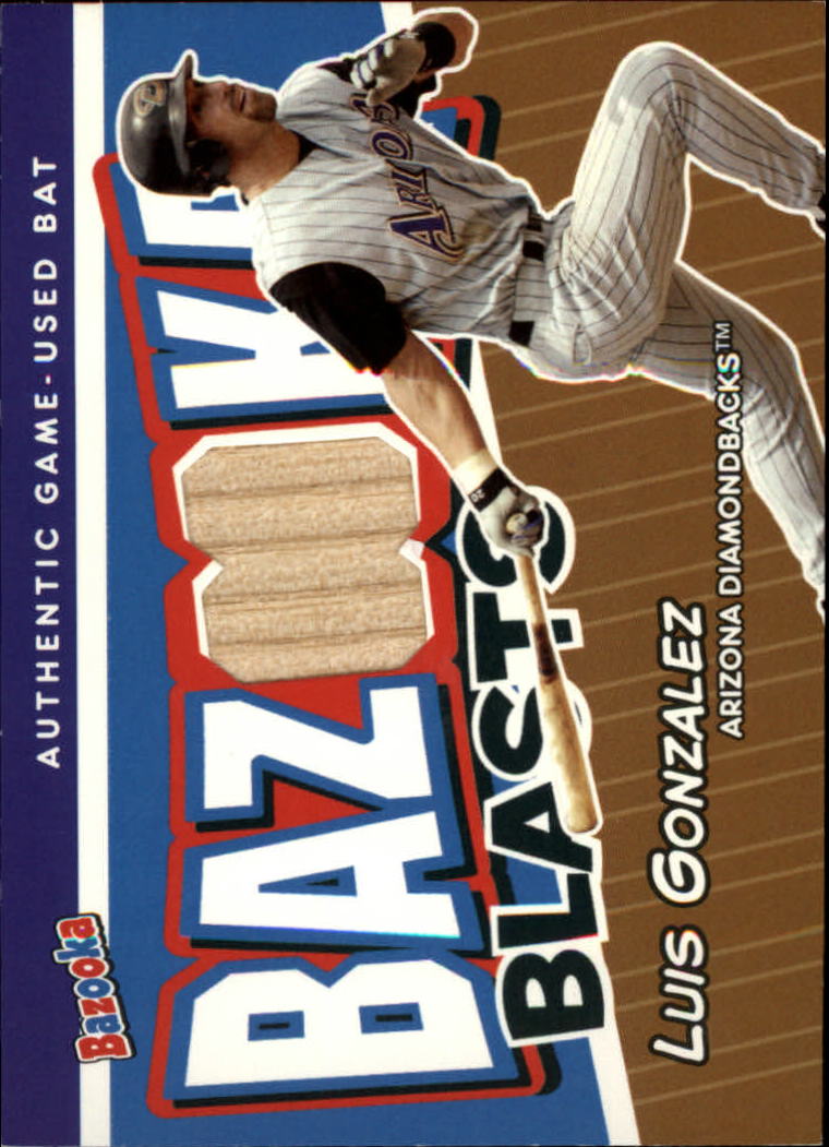 2004 Bazooka Blasts Bat Relics #LG Luis Gonzalez A