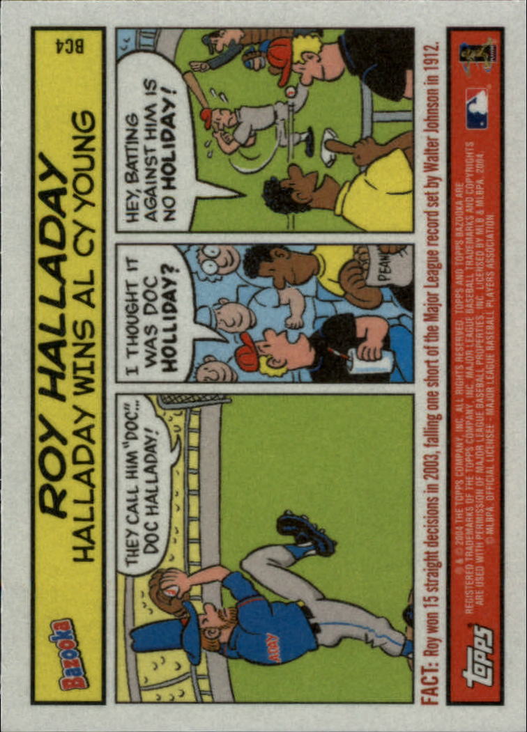 2004 Bazooka Comics #BC4 Roy Halladay