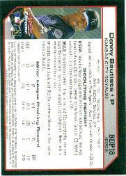 2004 Bowman Chrome Draft Refractors #18 Denny Bautista back image