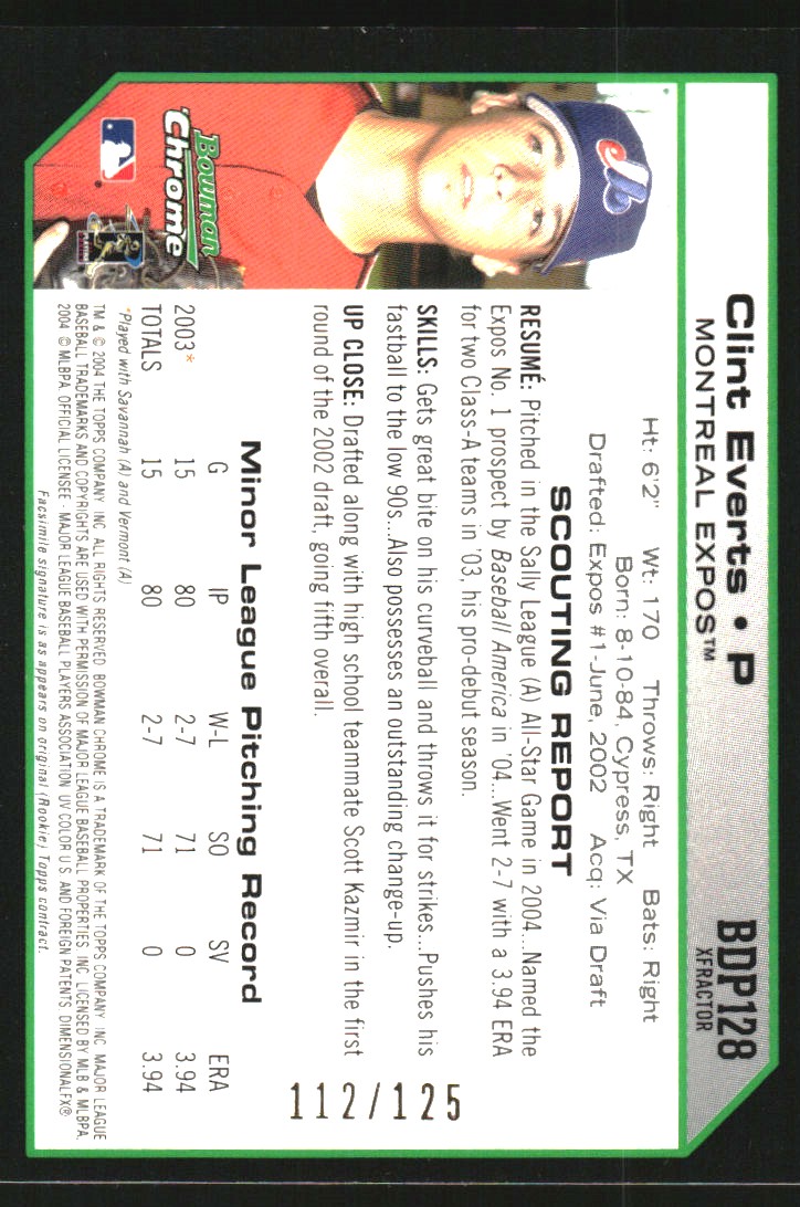 Sports Card Back
