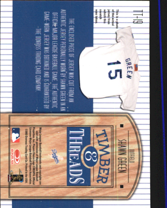 Sports Card Back