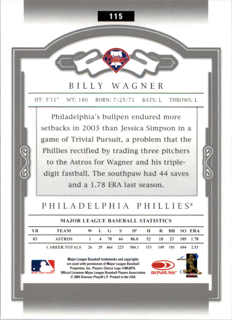 B6846- 2004 Donruss Classics BB #s 1-210 +Inserts -You Pick- 15+ FREE US SHIP - Picture 219 of 301
