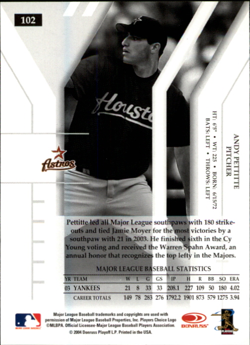 Sports Card Back