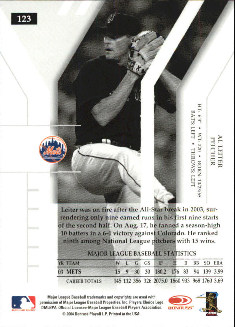 Sports Card Back