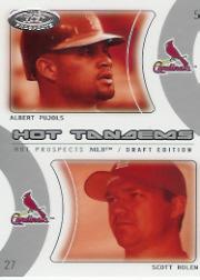2004 Hot Prospects Draft Tandems #12 A.Pujols/S.Rolen
