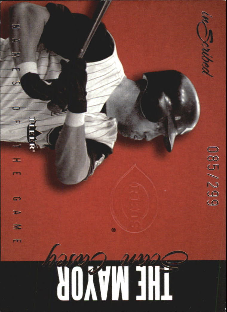 2004 Fleer InScribed Names of the Game #14 Sean Casey