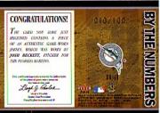 2004 Fleer Patchworks By the Numbers Patch #JB Josh Beckett back image