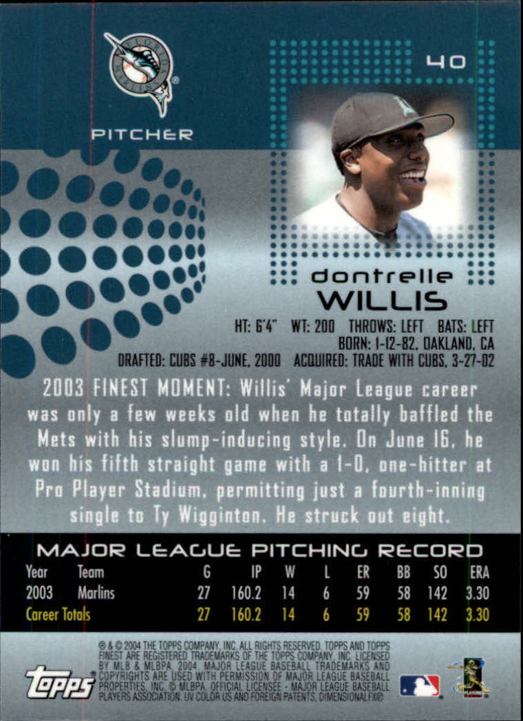 Dontrelle Willis - Florida Marlins (MLB Baseball Card) 2006 Topps