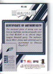 Sports Card Back