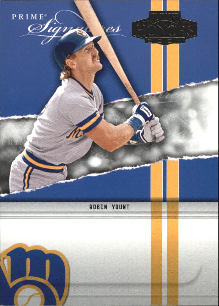 2004 Playoff Honors Prime Signature Insert #29 Robin Yount