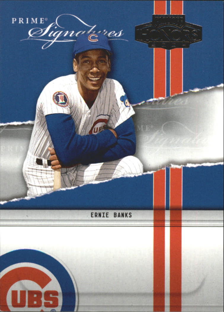2004 Playoff Honors Prime Signature Insert #37 Ernie Banks