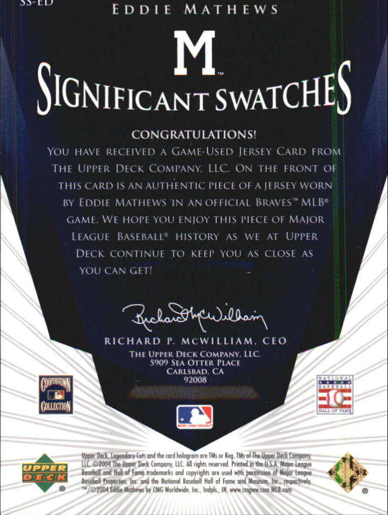 Sports Card Back