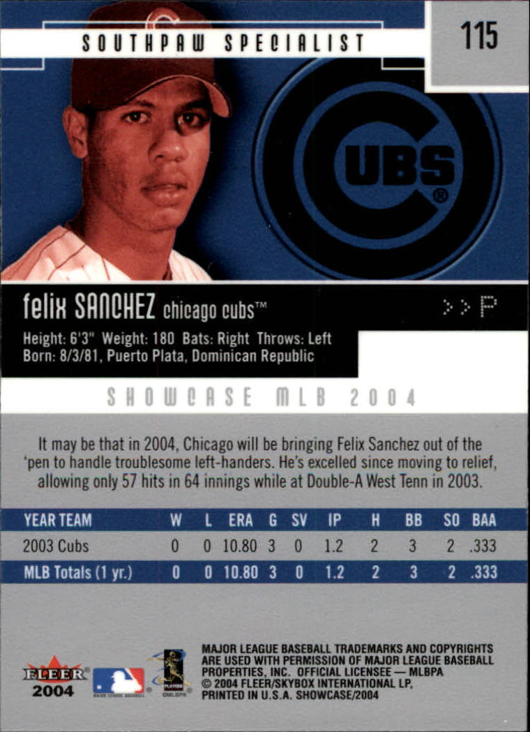 Sports Card Back
