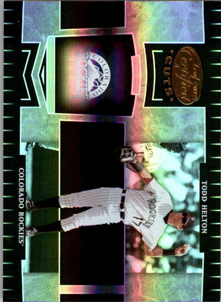2004 Leaf Certified Cuts #71 Todd Helton