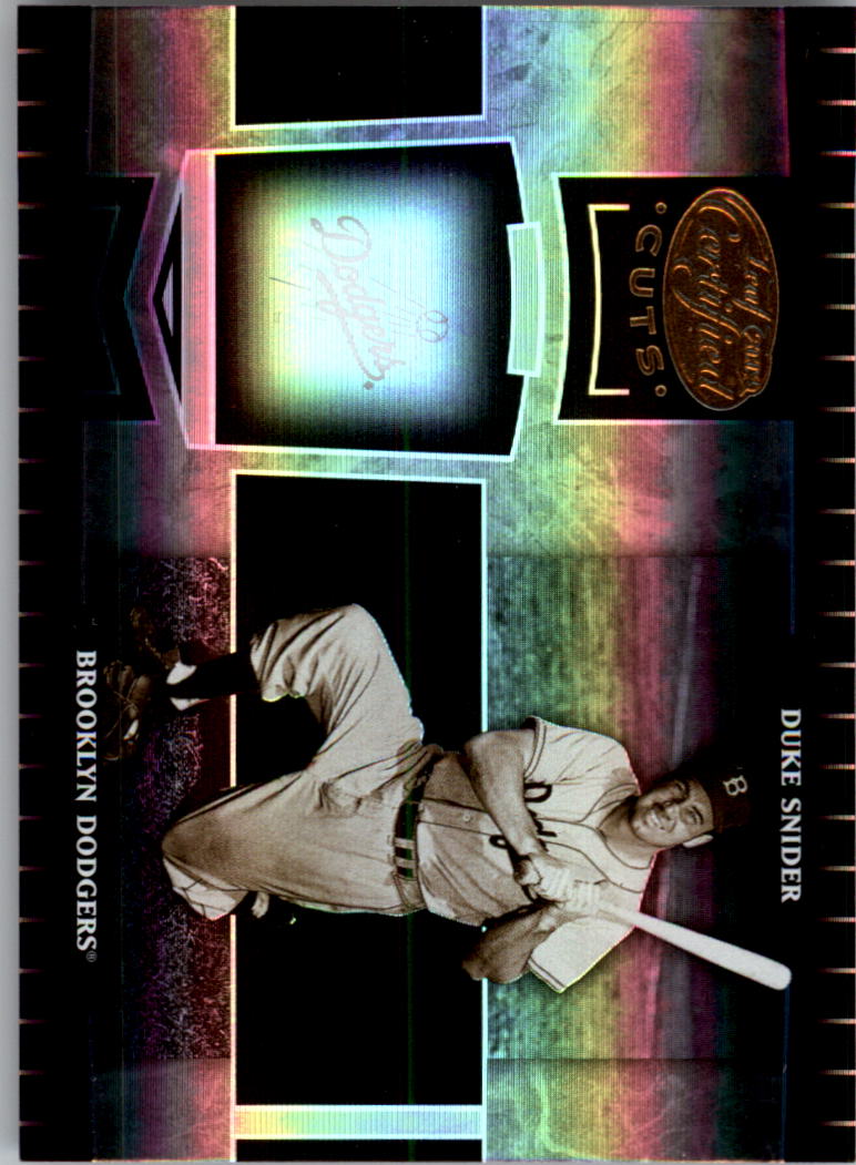 2004 Leaf Certified Cuts #224 Duke Snider LGD