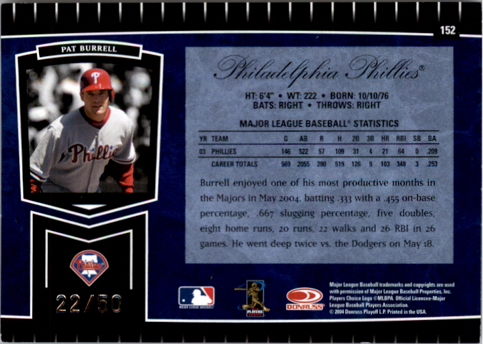 Sports Card Back