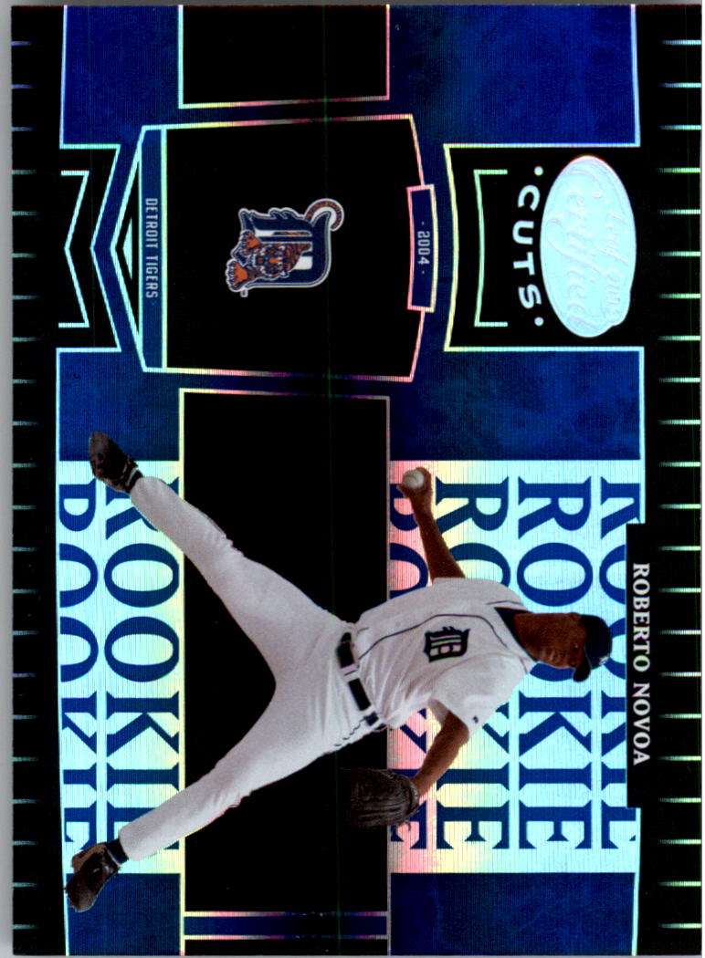 2004 Leaf Certified Cuts Marble Blue #289 Roberto Novoa ROO