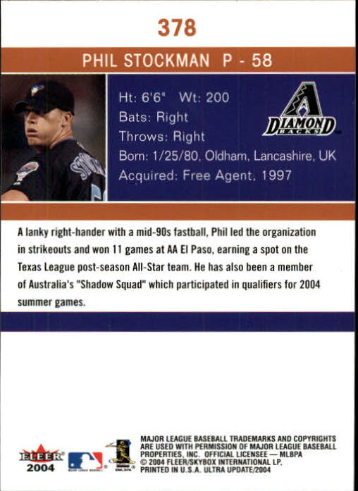 Sports Card Back